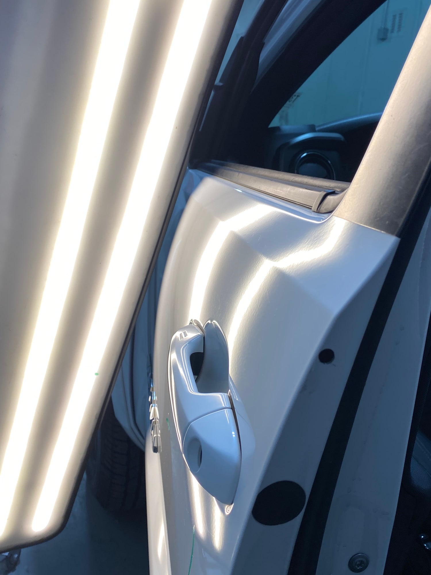 Complex contour repair after paintless dent repair