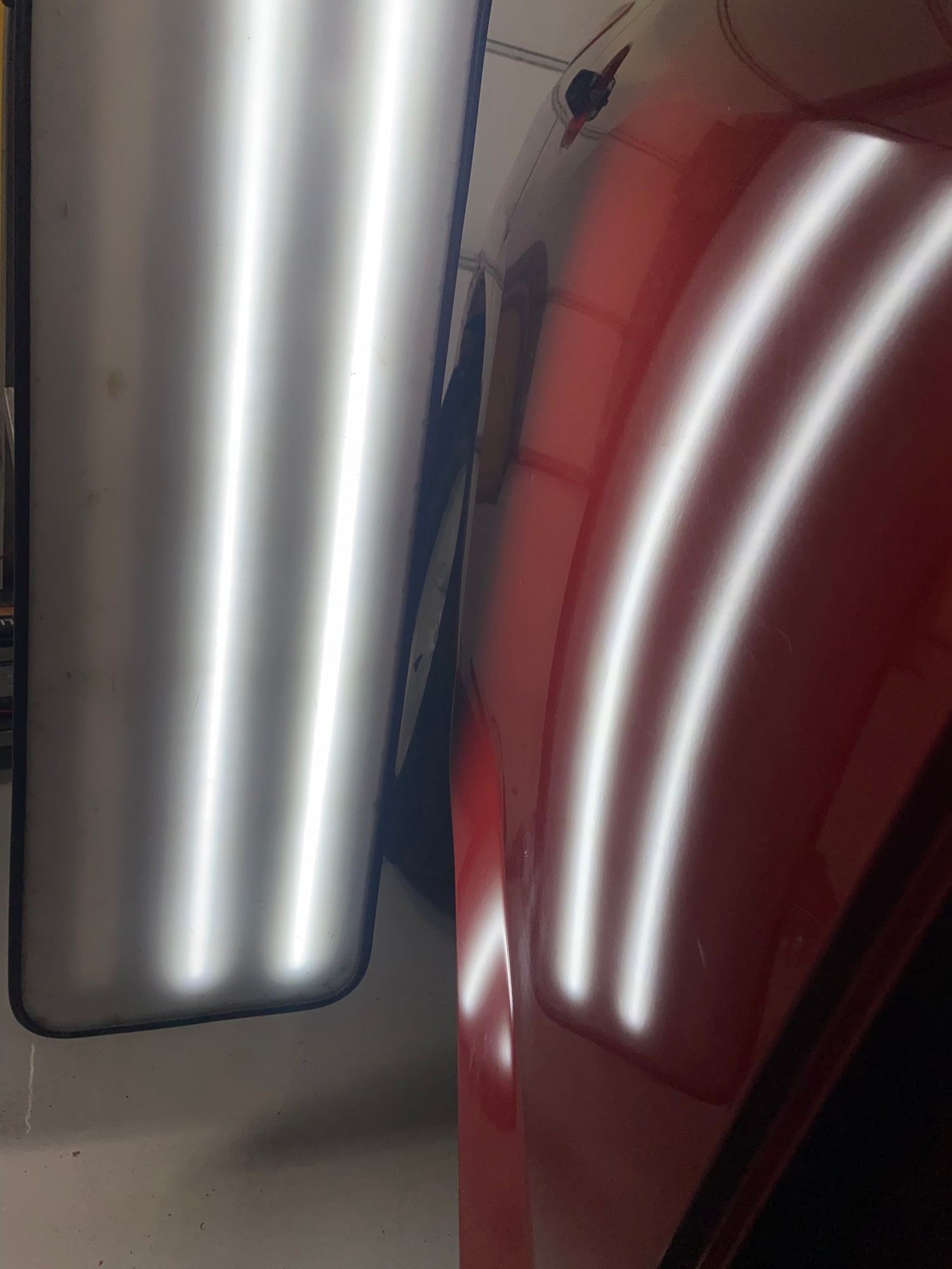 Detailed dent correction after paintless dent repair